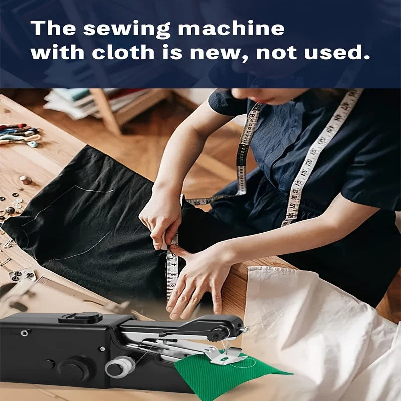 Handheld Sewing Machine - Mini Cordless Electric Sewing Kit, Portable Quick Stitch Tool for Home Repairs & DIY Crafting